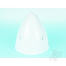 Dubro DB296 3" (76mm) White Spinner For RC Model Aircraft