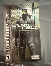 Tom Clancy s Splinter Cell PS2 PlayStation 2 Original English Manual
