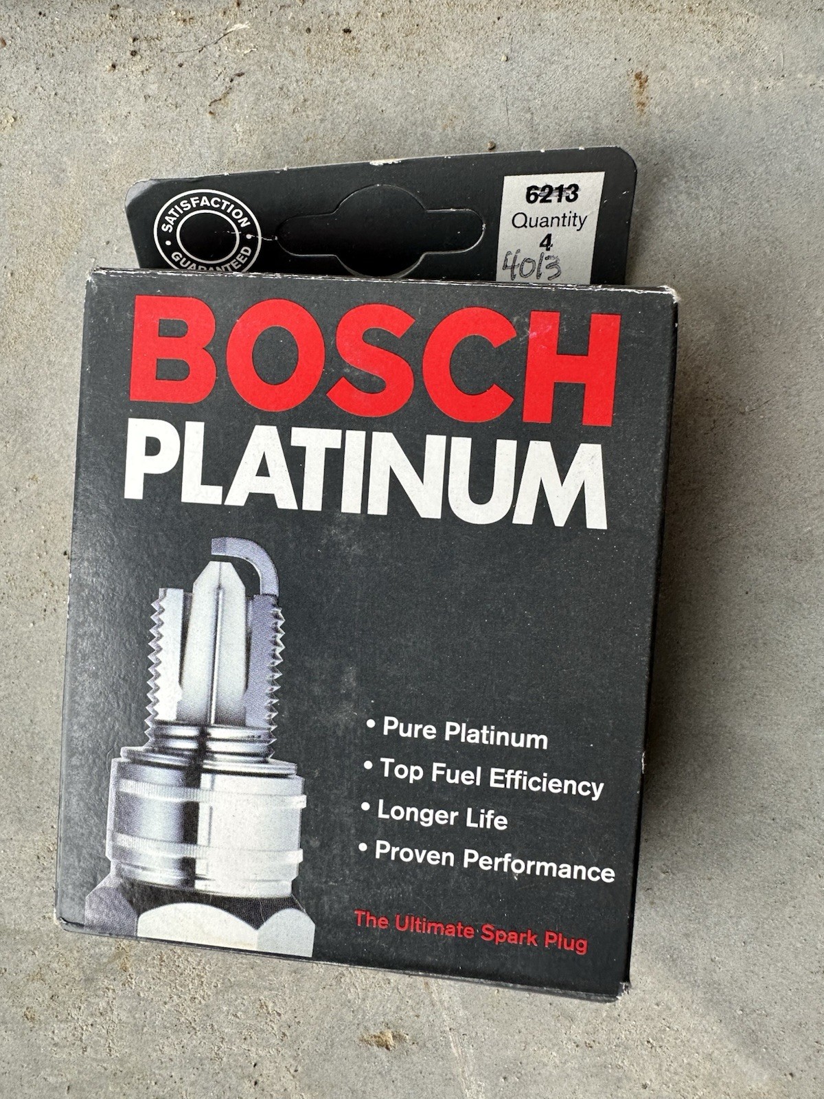 4 Bosch Platinum 6213 Spark Plugs HR9LPX 0242225570-05E New Old Stock NIB