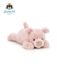 Jellycat Tumblie Pig Plush: Medium Pink BNWT with Included Dust Bag