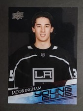 2020-21 Upper Deck Extended Young Guns Clear Cut #706 Jacob Ingham LA Kings
