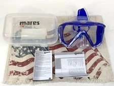 Diving Mask Mares i3 Scuba Freediving SpearFishing Snorkeling Mask BLUE NEW