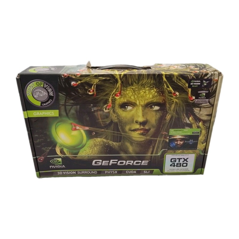 NVidia Geforce GTX 480 1536MB Graphics Card Original BOX ONLY