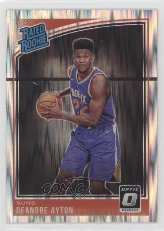 2018-19 Panini Donruss Optic Rated Rookie Shock Prizm DeAndre Ayton #157 4pa