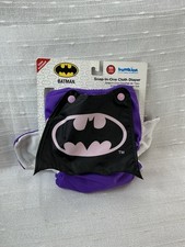 Bumpkins BATMAN Cloth Diaper Snap All In One Or Pocket With Removable Cape OS
