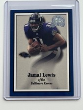 2000 Fleer Greats Of The Game Jamal Lewis /1500 Rookie #103 Card Ravens. rookie card picture