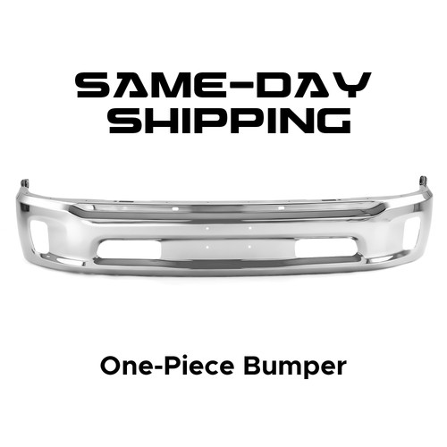 Front Bumper Face Bar Chrome Fit 2013-2018 Ram 1500 2019-2024 Ram 1500 Classic
