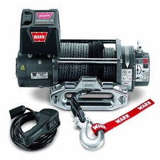 Warn M8000 12v Winch Synthetic Rope 8000lb For Truck Suv Jeep Off Road Recovery