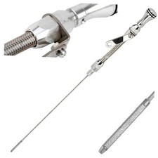 Stainless Steel Flexible Engine Oil Dipstick for Pre-79 Early (1955-1979) SBC