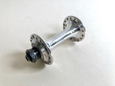 OMAS Italy Vorderradnabe Rennrad poliert 32 Loch retro eroica Schnellspannachse