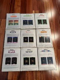 Bundle Lot Of 9 Vectrex Games Complete CIB - Boxes, Manuals & Overlays - Tested