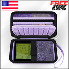 Hard Case For Analogue Pocket Handheld Game Console Mini Game Storage Bag Purple