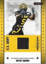 2009 Razor Army All-American Bowl #MM1 Bryce Brown Jersey - FB