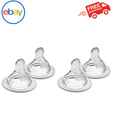MAM Extra Fast Flow Nipple Level 4 6 Months SkinSoft Silicone 4-Pack
