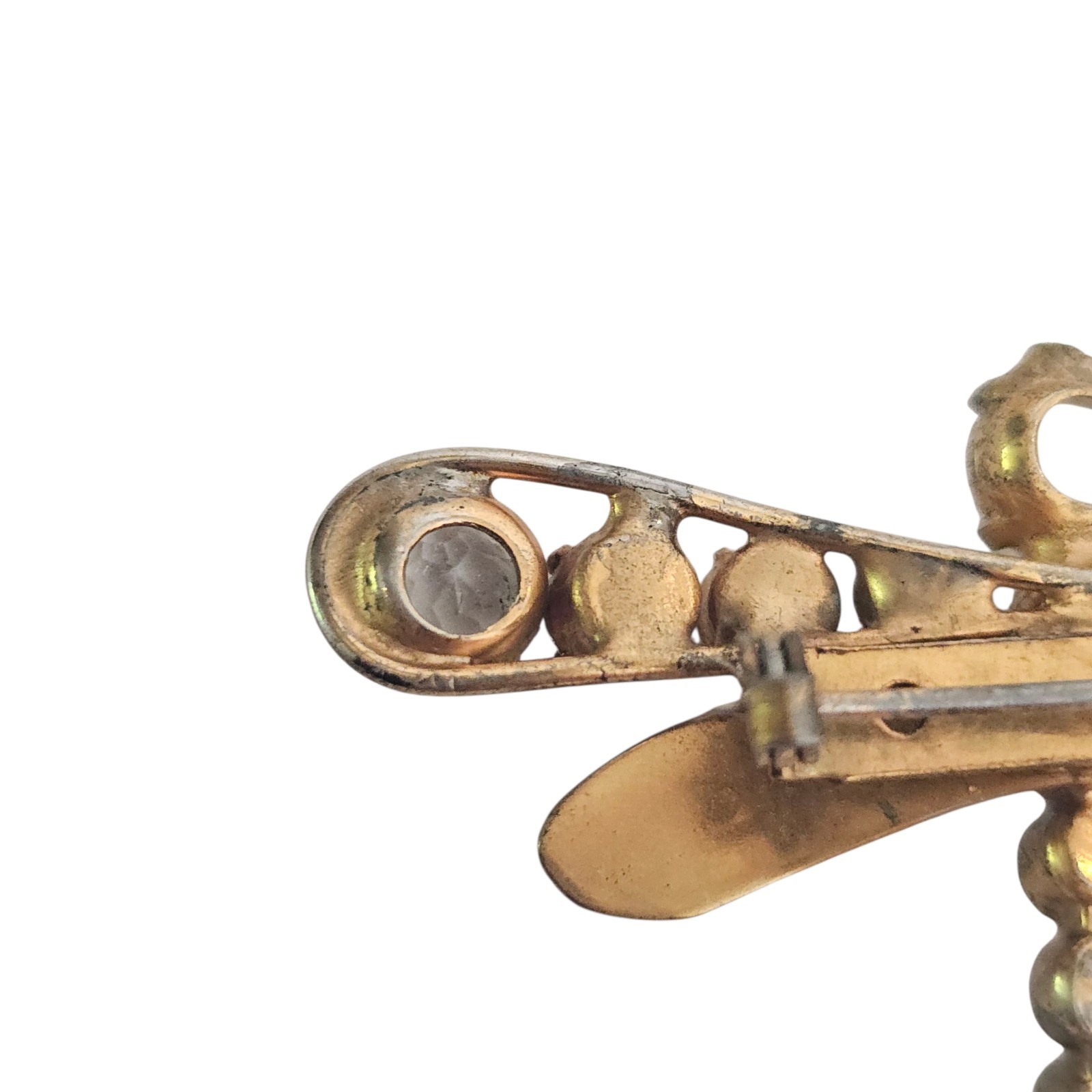 ADELE SIMPSON Dragonfly Turquoise Clear Austrian … - image 8