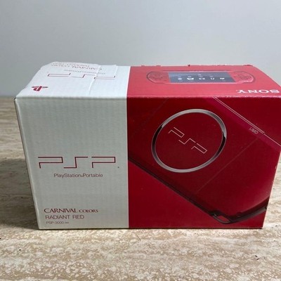 Sony PSP-3000 Radiant Red Boxed Complete Near Mint Tested Console 7098