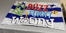 Disney  s Toy Story 4 Disney Pillow Sham Buzz Forky Woody Rex Rare