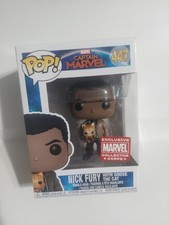 Funko Pop! Marvel Nick Fury With Goose The Cat #447 (MCC Exc) Vinyl Figure