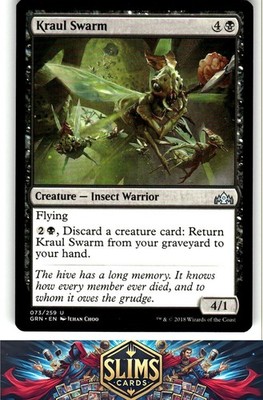 Magic the Gathering MTG Guilds of Ravnica Kraul Swarm #73 Buy 2 Get 1