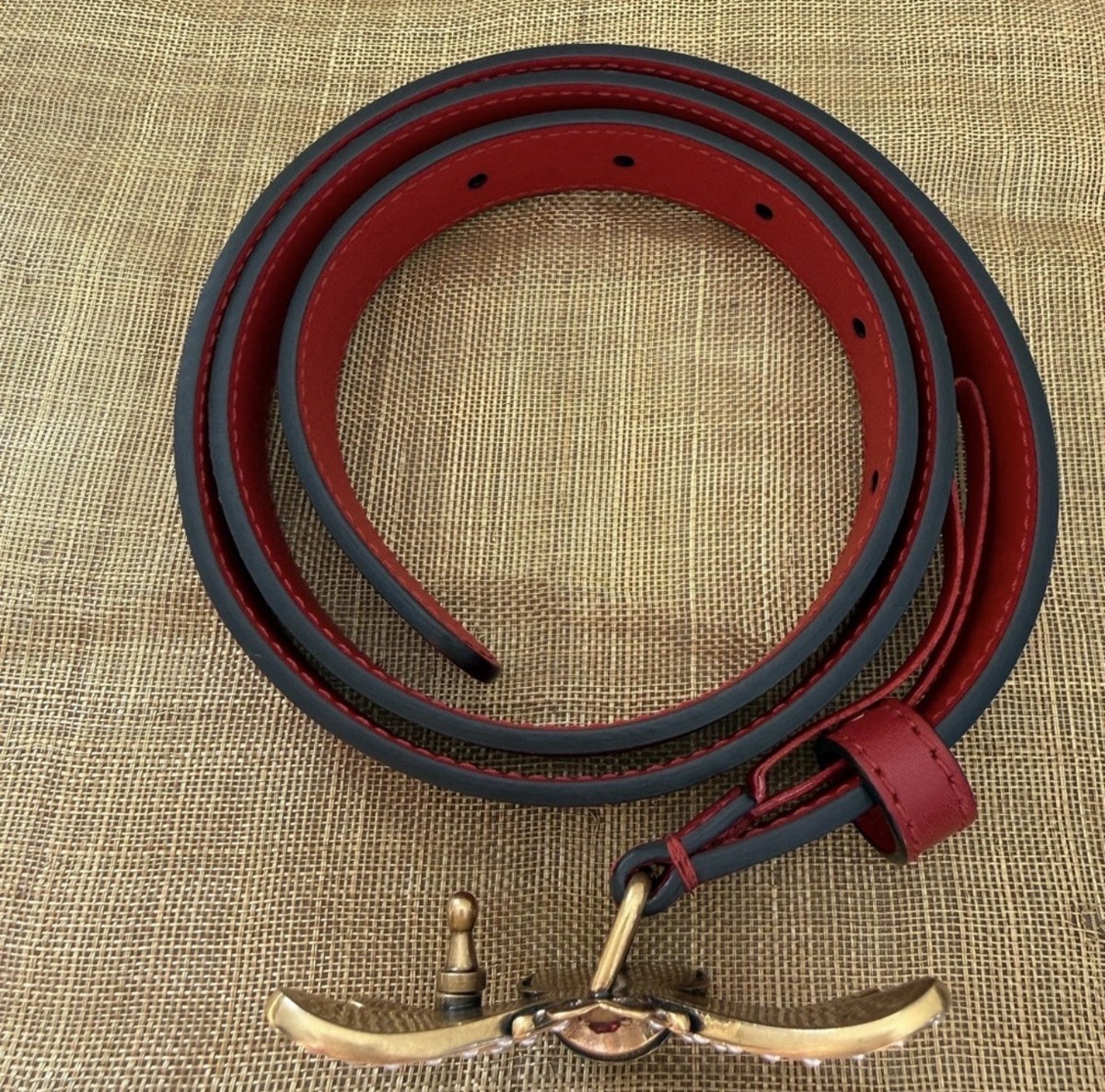 Gucci Queen Margaret Bee Black Leather Belt Size 115 Gucci Calfskin Queen Margaret Bee Belt 95 38 Black 1858182  main image 3