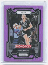 2024 Panini Prizm Monopoly WNBA #40 Kate Martin Pink Prizms #/149 Las Vegas Aces