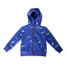 Scuderia Ferrari Kid Full Zip Pictorial Hooded Cotton Track Jacket 13/14 Years