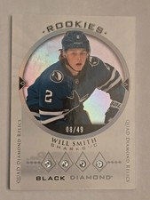 2024-25 UD BLACK DIAMOND WILL SMITH RC /49 Quad Diamond 2015 RETRO Rookie Relic