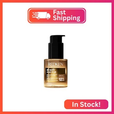 Redken All Soft Argan-6 Hair Oil   For Softness & Shine, 1.6 Fl Oz