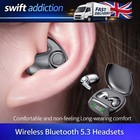 Wireless Bluetooth Earbuds Invisible Sleep Earphones Noise Canceling TWS