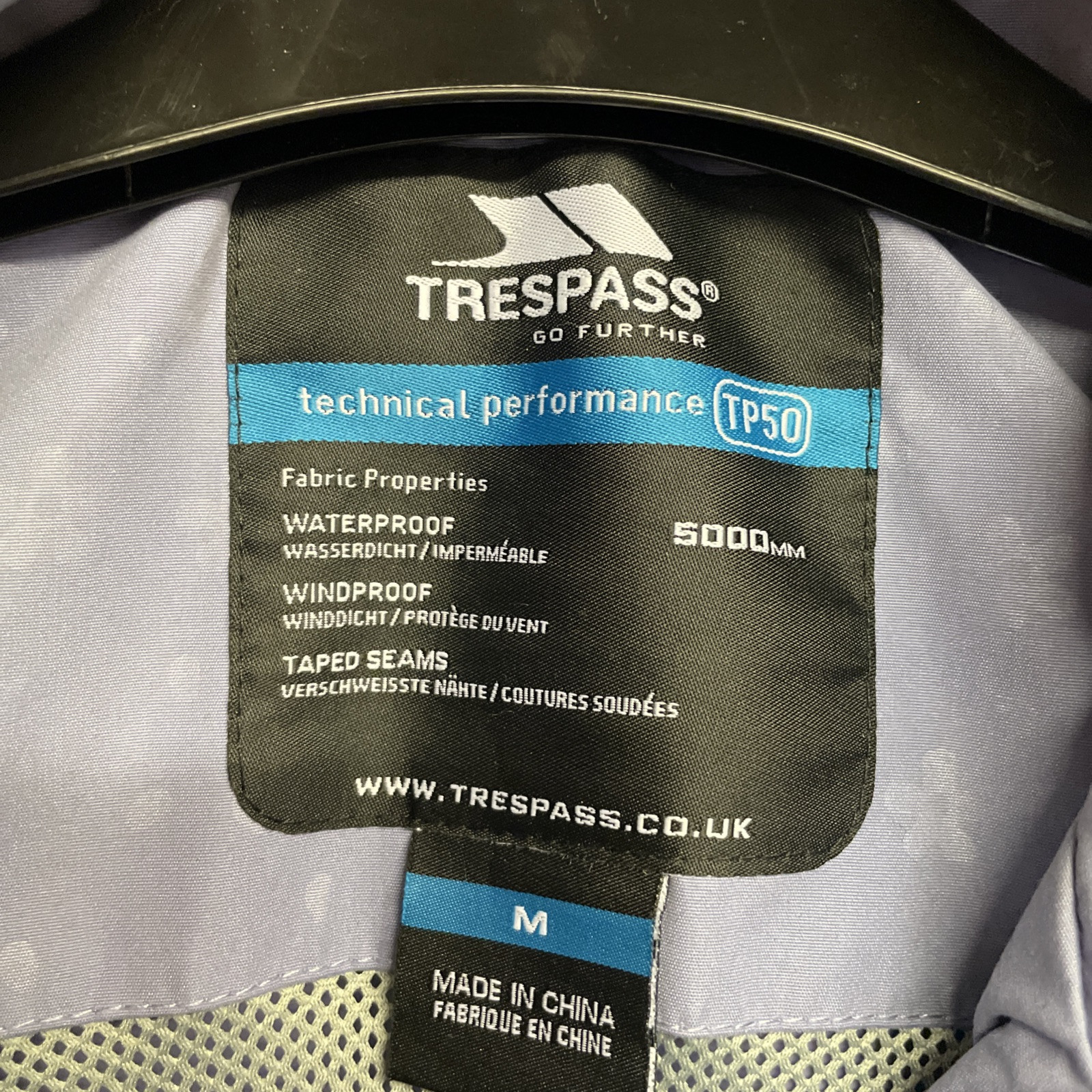 Trespass Jacket  Lilac Technical Performance TP50… - image 3
