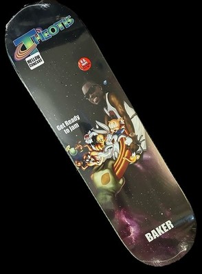 RARE Theotis Beasley Space Jam Baker Skateboard Deck Jordan Looney