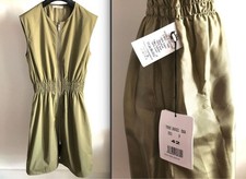 CELINE Sleeveless Cotton Silk Dress by Phoebe Philo, Size FR 42, Tags Attached