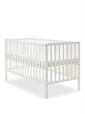 Bantam Cot Bed White Baby Nursery Crib Convertible Toddler Bed