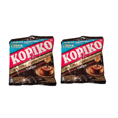 KOPIKO Sugar Free World's No.1 Coffee Hard Candy 2 Packs 50pcs 150g Total Halal