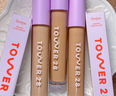 Authentic Tower 28 All-Over Hydrating Serum Concealer with 18-HR Wear,28 SHADES