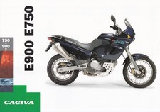 Cagiva Elefant 900 / 750 + E900 E750 + Brochure + 1 Sheet / 2 Pages + Circa 1993