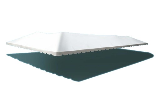 40 x 80 Replacement West Coast Frame Tent Top White 4 Piece Sectional Open Box