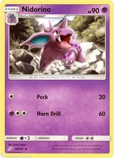 Nidorino 58/181 : Uncommon Mint/Near Mint Pokemon Card : SM09: Team Up