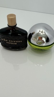 Designer Mini Perfume Lot DKNY Be Delicious & John Varvatos Vintage Collectible