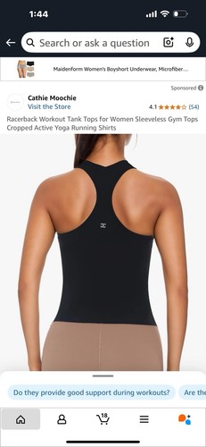 NWT LG Racerback Workout Tank Top for Women Sleeveless Active Yoga Running Shirt - Picture 7 of 7