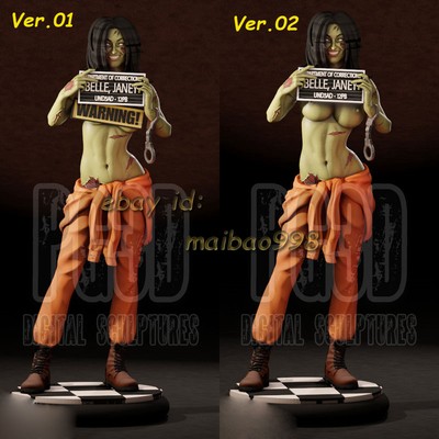 3D Print Janey Belle Zombie Tramp Garage Kit Model Kit Unpainted Unassembled GK