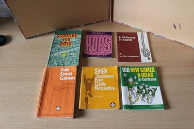 PFADFINDER & JUNGPFADFINDER SELTENE BUCHSAMMLUNG x 6 BÜCHER