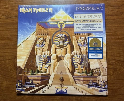Iron Maiden Powerslave LP 40th Anniversary Zoetrope Picture Disc Vinyl Sealed