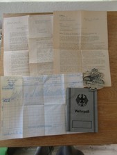 Bundeswehr Wehrpaß Erkennungsmarke Dokumente Panzergrenadier Btl 22 Wolfenbüttel