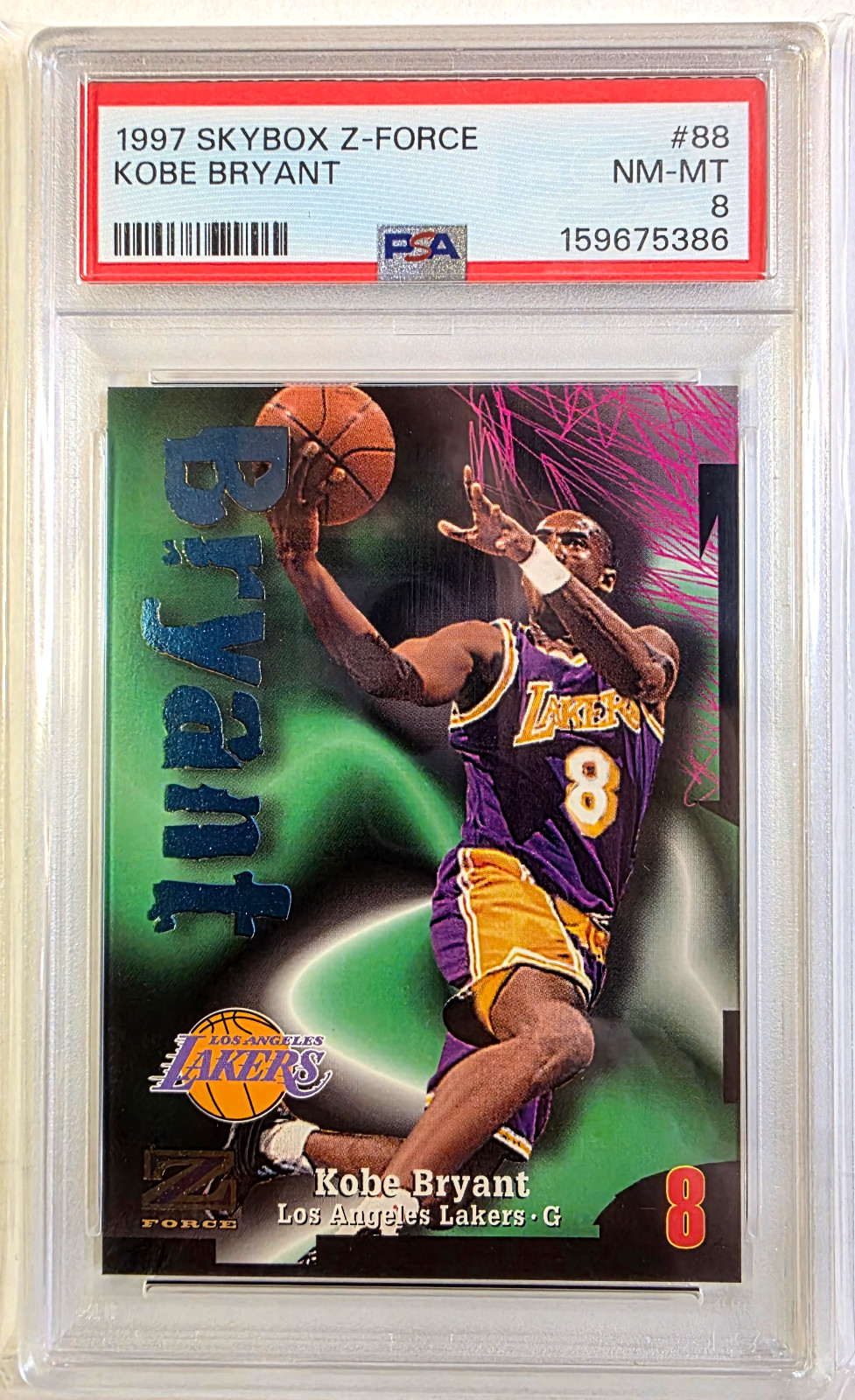 1997 SKYBOX Z-FORCE 88 KOBE BRYANT - PSA 8 🔥🔥 just Graded