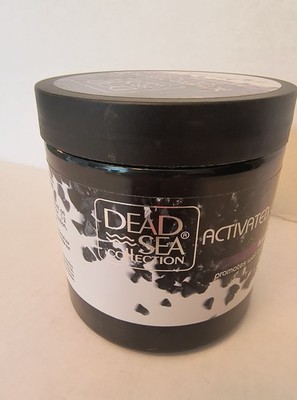 Dead Sea Collection Activated Charcoal Mineral Salt Scrub 23.28 oz NEW, SEALED 