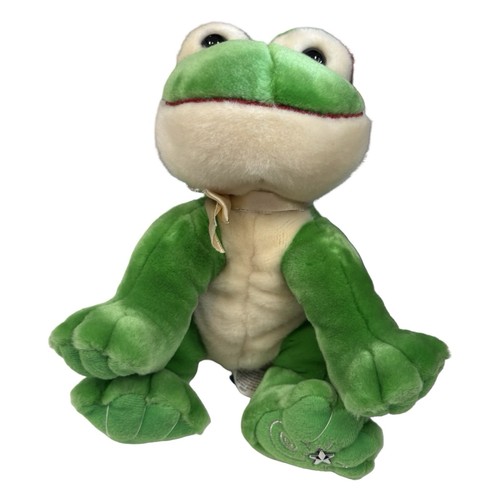 Russ Berrie Plush Shining Stars Frog Stuffed Animal Toy 12” No Code