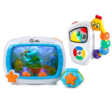 Sea Dreams Soother Musical Crib Toy and Take along Tunes Musical Toy Bundle for