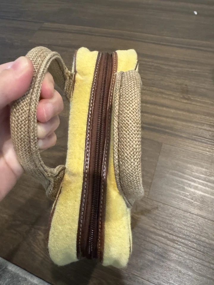 Estuche de Maquillaje de Viaje Juicy Couture Y2k Años 2000 Cuadrado de Terciopelo Multi Bolsillo Foto 3 de 4