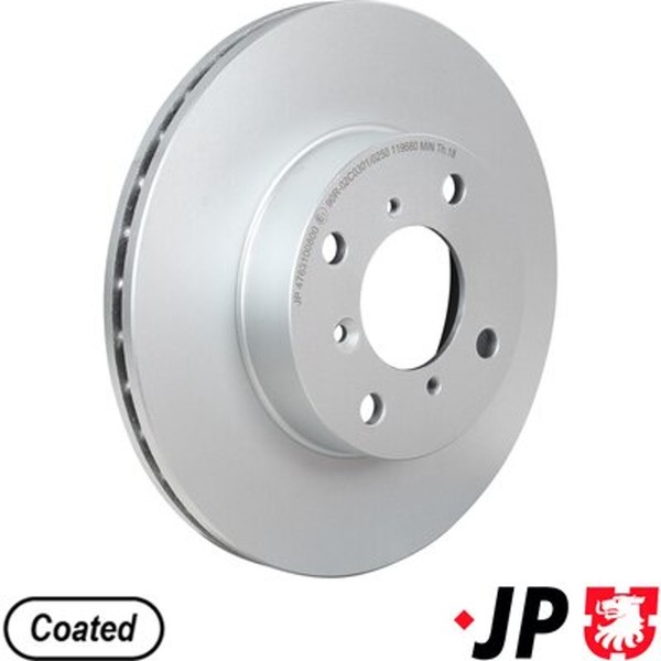 2X Bremsscheibe JP JP Group 4763100800 FüR EG ER Liana Suzuki Baleno 413 Ddis-image